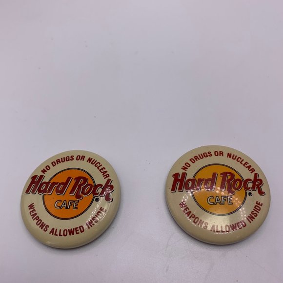 🐱5 for $10.  2 HARD ROCK CAFE METAL PINS - Picture 1 of 2
